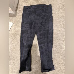 Lululemon Athletica Black Camouflage Leggings